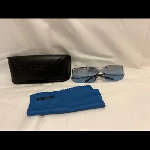 Moschino vintage metal sunglasses blue M3185-S